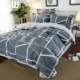 Thực sự đơn giản 100% cotton denim bông quilt 150 180x220 200x230 220x240 giường - Bộ đồ giường bốn mảnh