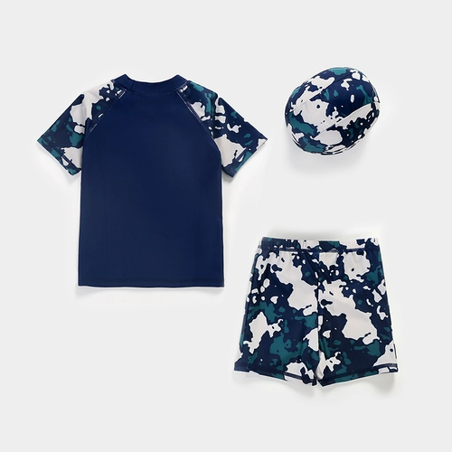 Детский купальник для мальчиков, быстросохнущие раздельные милые детские пляжные штаны для плавания, защита от солнца, 2 лет