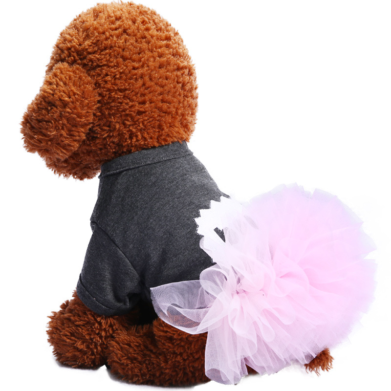 Chó con mùa xuân và mùa hè quần áo thú cưng Teddy Bomeibi gấu chó nhỏ quần áo múa ba lê công chúa váy - Quần áo & phụ kiện thú cưng quần áo thú cưng size lớn