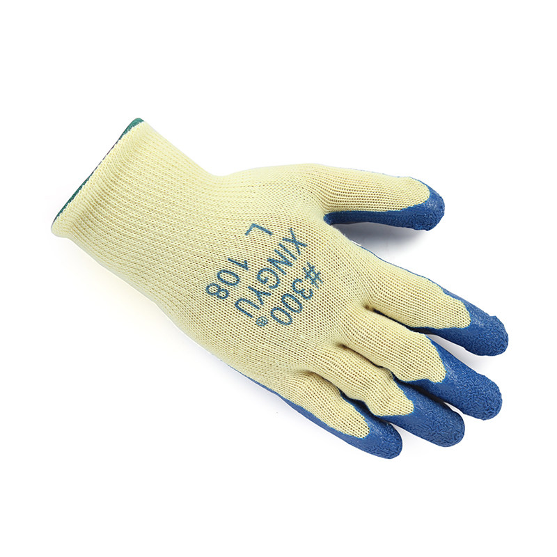 Xingyu L218 labor protection gloves impregnated with wear-resistant rubber waterproof anti-cut thickening anti-slip and anti-stab work