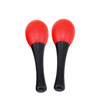 Sand hammer baby 0 soothing toy hand small rattle 1 year old baby red maracas Orff musical instrument parent-child early education
