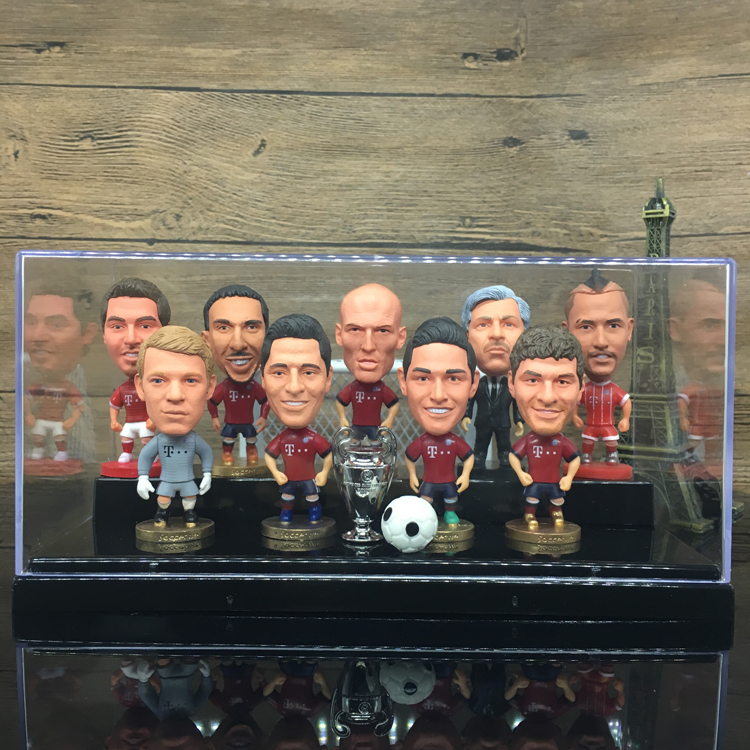 Football fans Bayern Lewandowski Robben Muller Alonso doll doll model souvenir hand-made gifts for boys