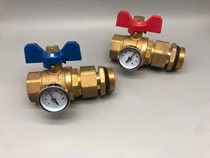 Danfoss water distributor special ball valve FHF-BV European standard brass 1 inch thickened full copper material