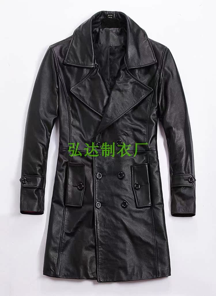 Da dày da bò nam mỏng mỏng áo gió dài kích thước lớn bông nhồi bông cộng với cotton ấm áp quần áo cotton dày áo khoác adidas nam