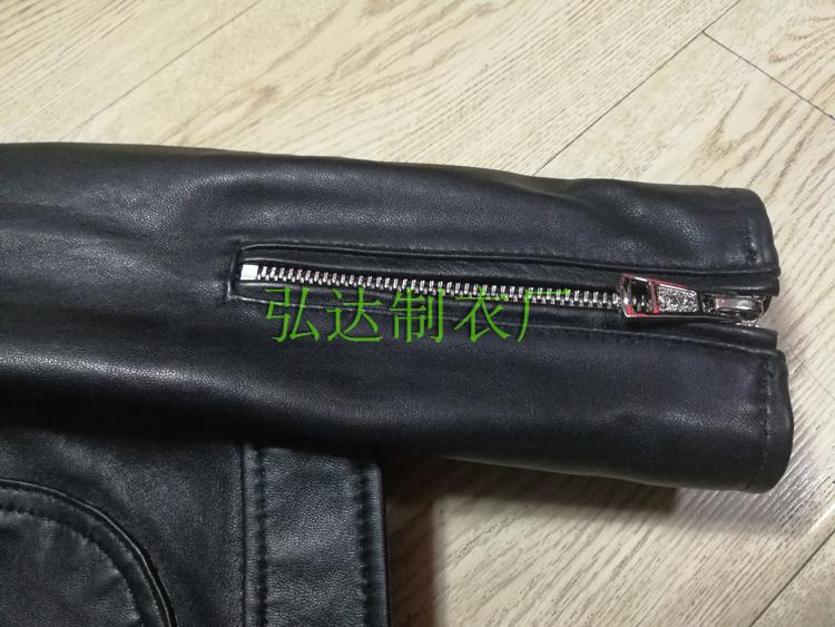 Mùa đông 2018 mới da cừu da nữ Slim áo khoác ngắn ve áo cỡ lớn nữ XSM234XL áo da lộn lót lông