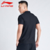 Li Ning áo thun nam tay ngắn 2019 hè mới ve áo thoáng khí thấm mồ hôi áo thun thể thao giản dị thường ngày - Áo polo thể thao áo polo nam dài tay Áo polo thể thao