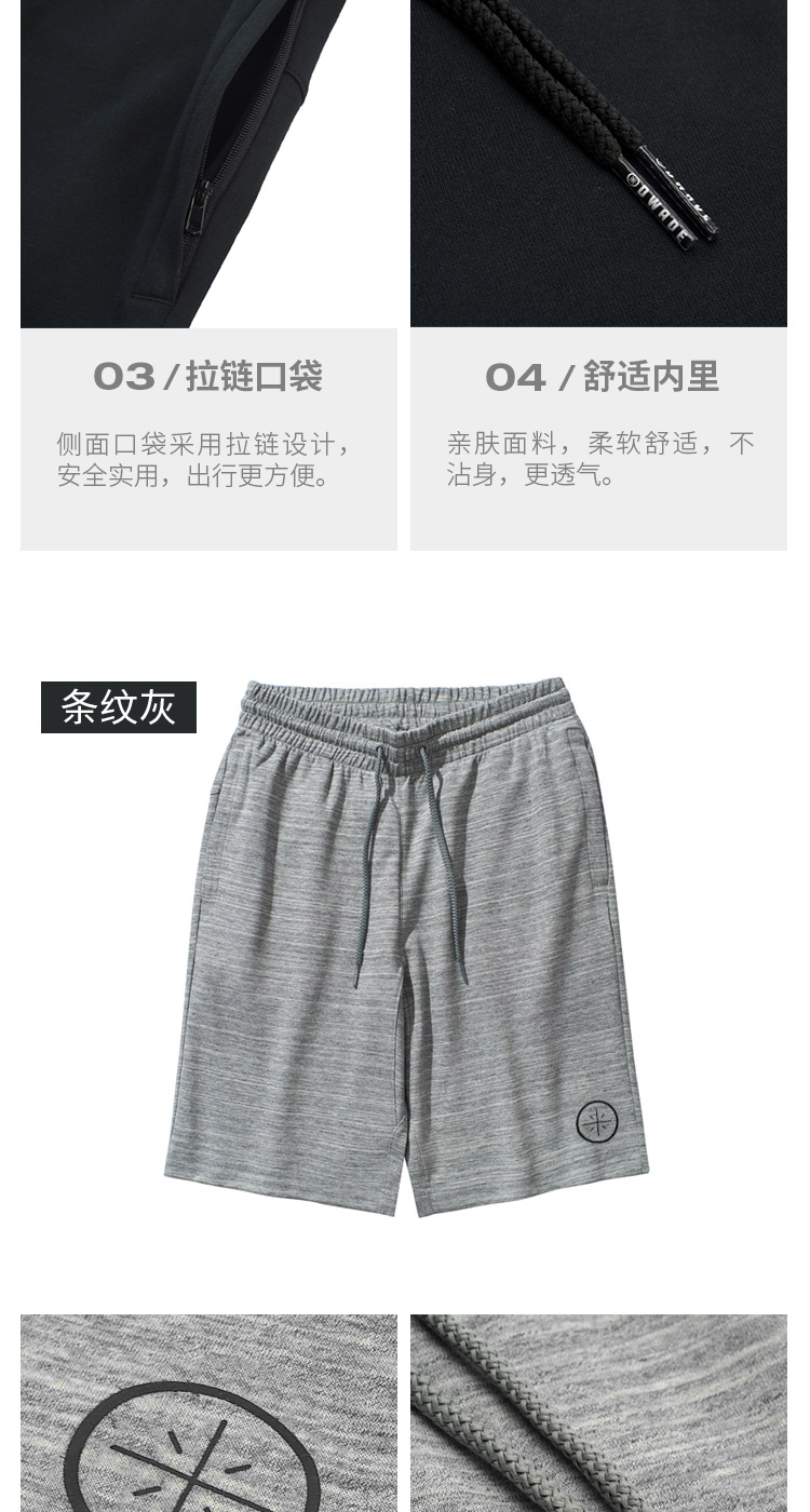 Li Ning 2019 mùa hè phong cách mới nhanh khô thoáng khí thấm hút ẩm phù hợp với quần short thể thao tay ngắn quần áo chạy bình thường - Thể thao sau bộ thể thao lacoste