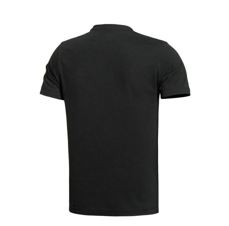 Li Ning thể thao nam tay ngắn 2018 hè mới chính thức cotton xu hướng thoáng khí thoải mái thoải mái áo thun cổ tròn áo tank top