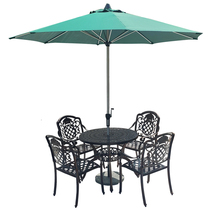 Outdoor 1 Table 4 Chairs Outdoor Umbrella Patio Dining Table And Chairs Umbrella Green Beach Umbrella Fishing Patio Outdoor Open Balcony Table