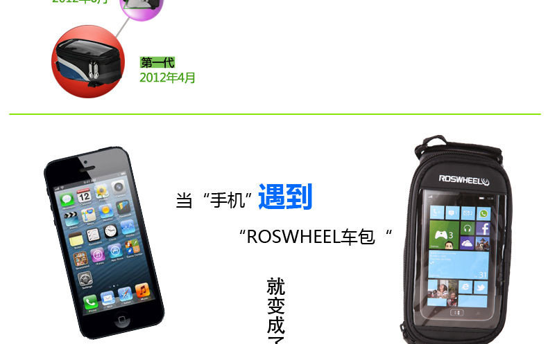 Sacoche pour vélo mixte ROSWHEEL - Ref 2214838 Image 19