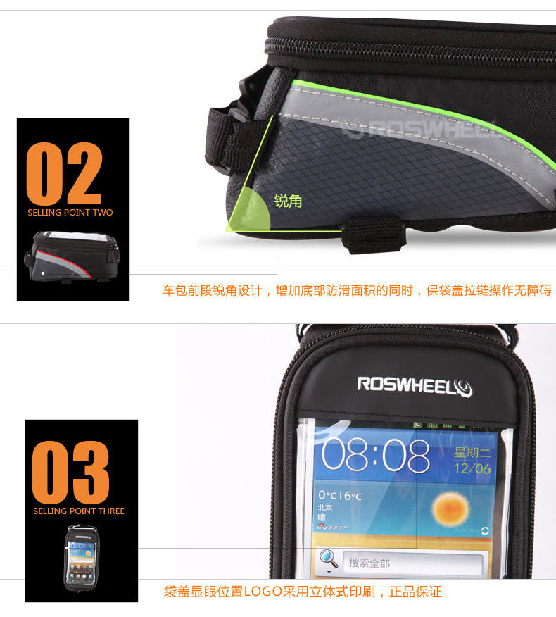Sacoche pour vélo mixte ROSWHEEL - Ref 2214838 Image 43