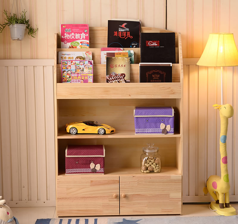 Купить Книжный шкаф Твердой древесины книжный шкаф Книжная полка дети ...