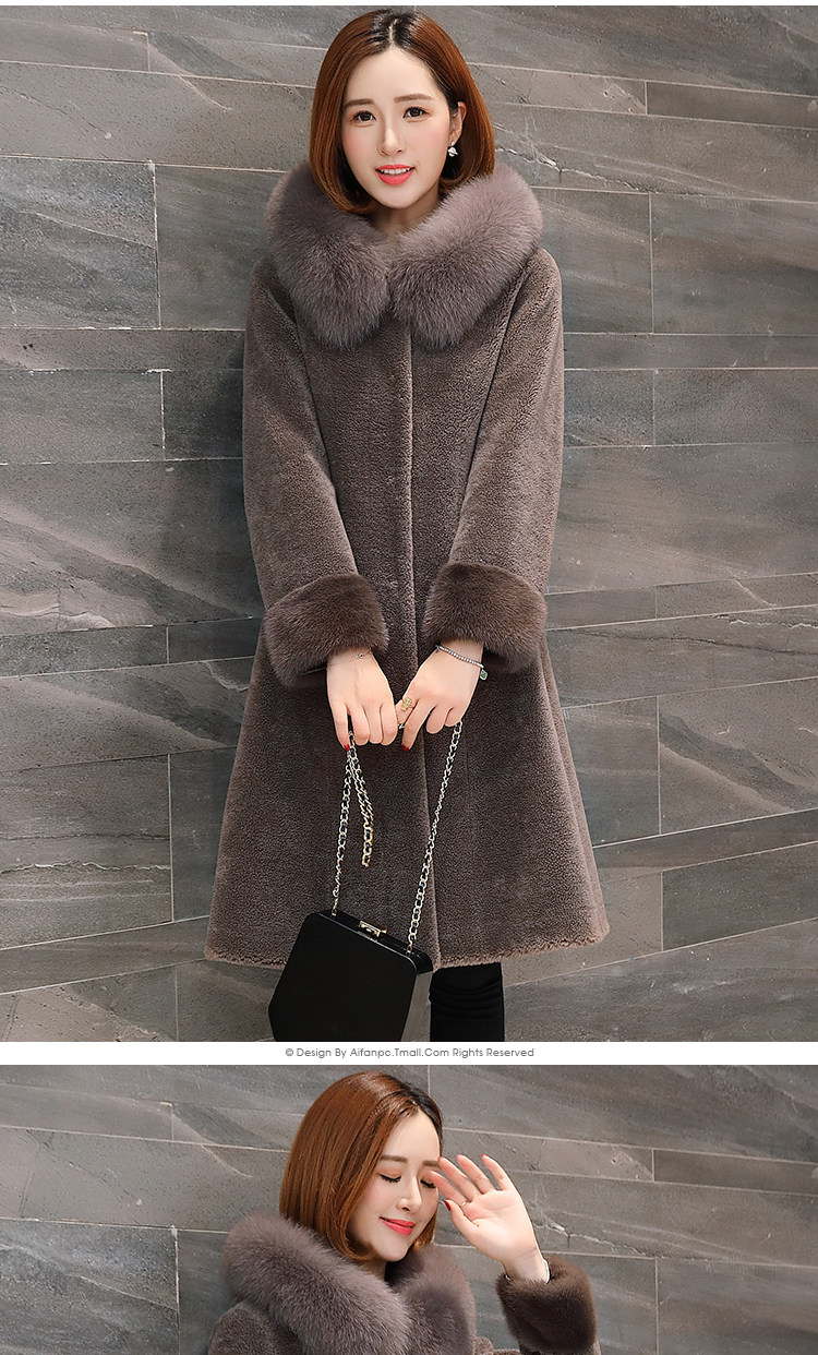 Manteau de fourrure femme EOFN   - Ref 3174596 Image 16