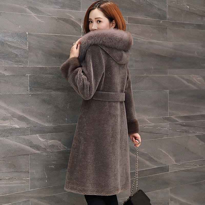 Manteau de fourrure femme EOFN   - Ref 3174596 Image 4