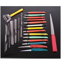 The Truffle Knife King Superb is recorded as food engraving knife suit chef engraving knife pull-cut knife fruit parquet engraving