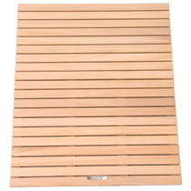 Customizable bathroom non-slip mats shower room wooden foot mats water-proof and absorbent mats bathroom wooden floors anti-corrosion wooden pedals