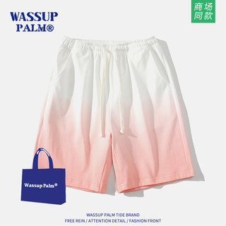 Wassuppalm shorts men's 2025 new summer