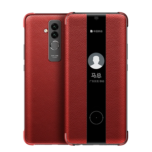 Huawei, чехол для телефона, раскладной мужской защитный чехол, из натуральной кожи, бизнес-версия