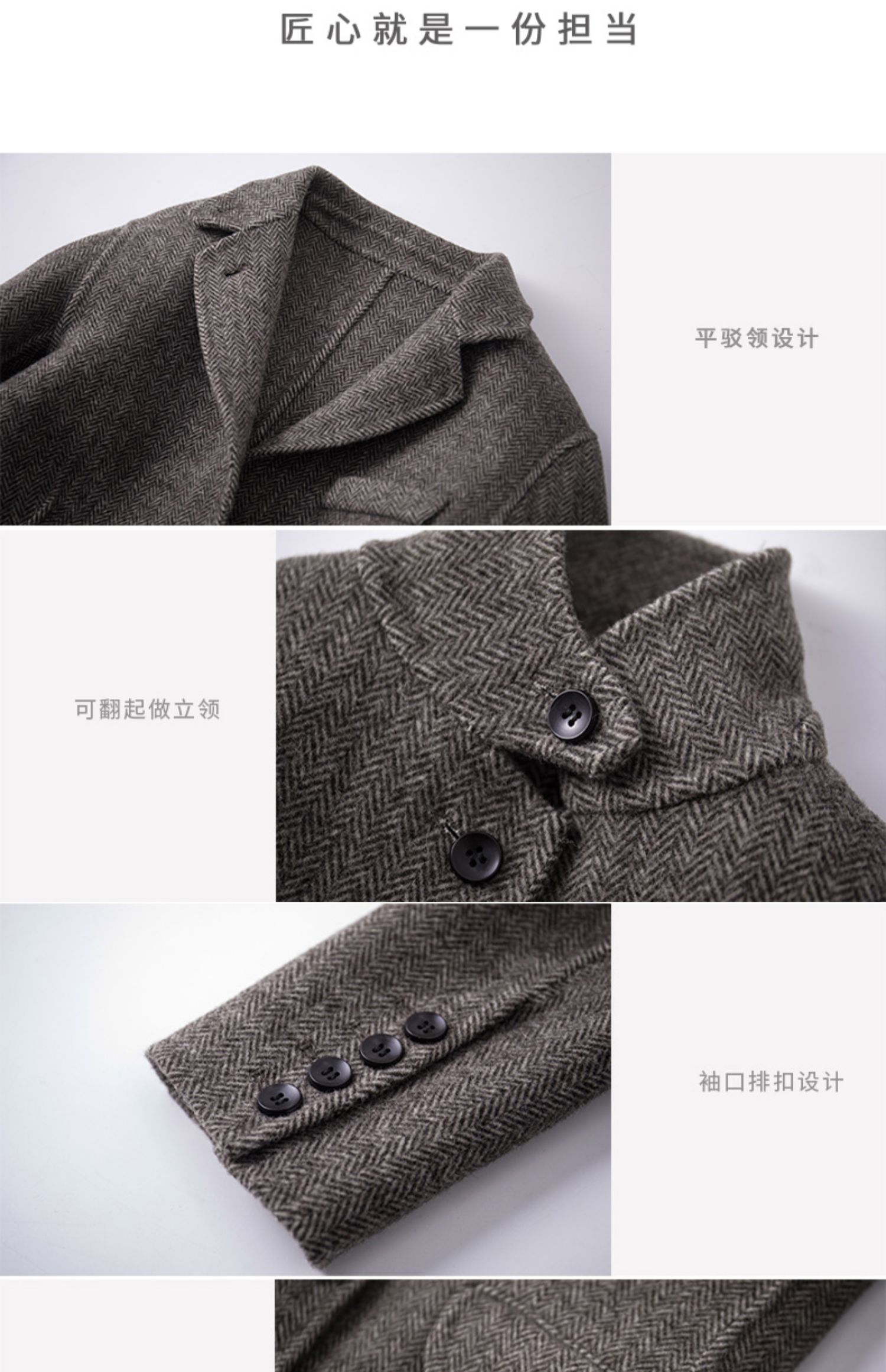 Áo khoác cashmere mới hai mặt nữ ngắn phần xương cá nhỏ giản dị phù hợp với áo khoác nữ phiên bản Hàn Quốc - Accentuated eo áo mẫu áo da nữ đẹp 2020