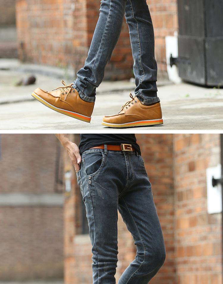 Jeans pour adolescent pieds Slim pour Quatre saisons - Ref 1462381 Image 28