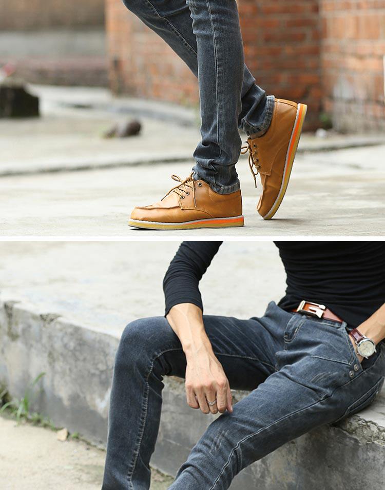 Jeans pour adolescent pieds Slim pour Quatre saisons - Ref 1462381 Image 32