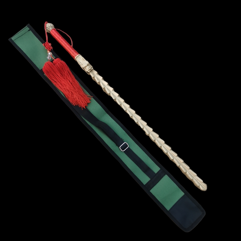 Solid Steel Whip Imitation Ancient Double Whip Martial Art Apparatus Training Whip Double-Martial Arts Steel Whip Chipping Door Weapon Unopened Blade