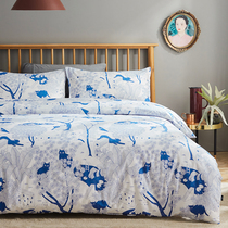 (Lucky local cat) new products such as Mo original Blue Seal Meow Cat cotton 2 meters bed sheet three or four sets of quilt cover