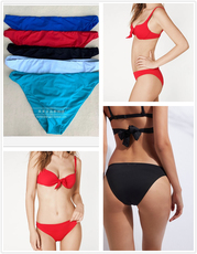 Женская плавках 意大利calzedonia 糖果色简约速干纯色中腰比基尼三角泳裤sn0747