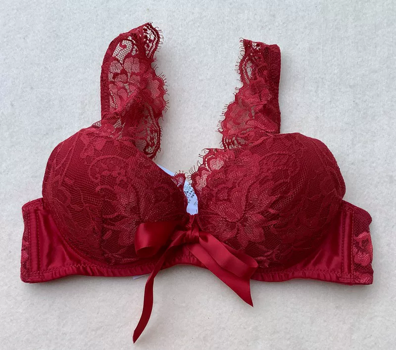 Итальянский Intimissimi Sofia красное кружевное push-up бюстье серия RSD/RPD/RID 1374