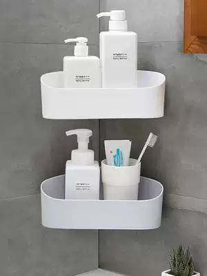 Powder room bathroom rack-free toilet toilet washroom rack bathroom single-layer wall rack
