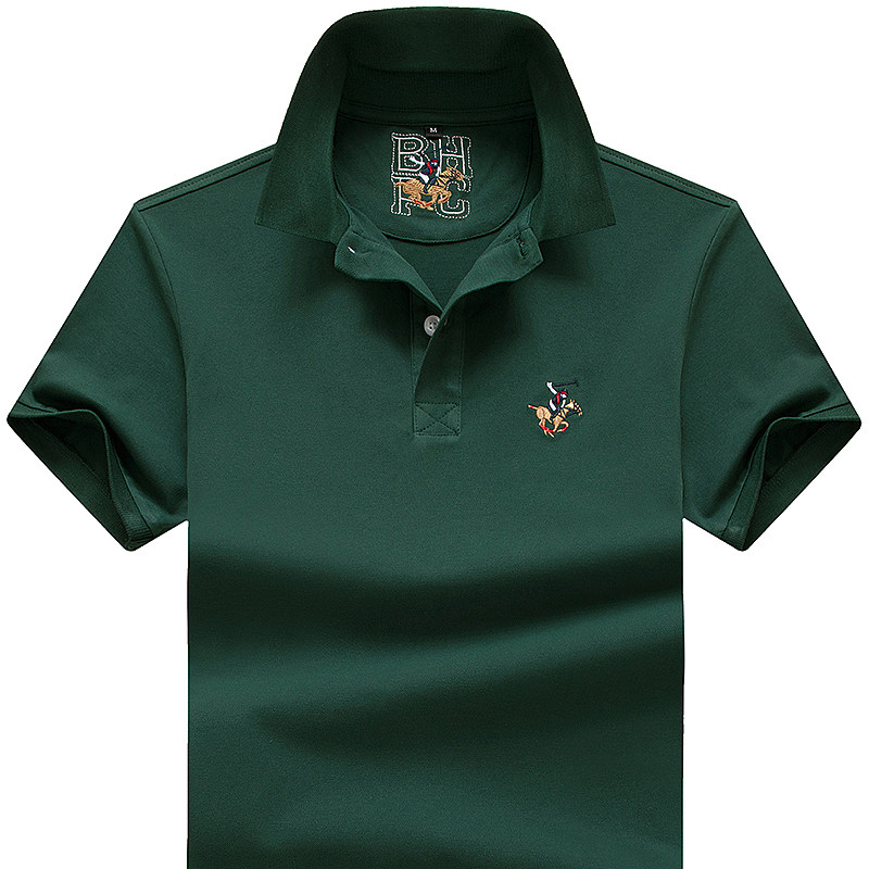 In summer 2022, men's short sleeve T - shirt pure cotton - rubbed Polo shirt men dressed with T - shirts large size clothes