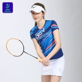 Летняя теннисная форма, комплект, дышащий быстросохнущий спортивный костюм для бадминтона, по фигуре, короткий рукав