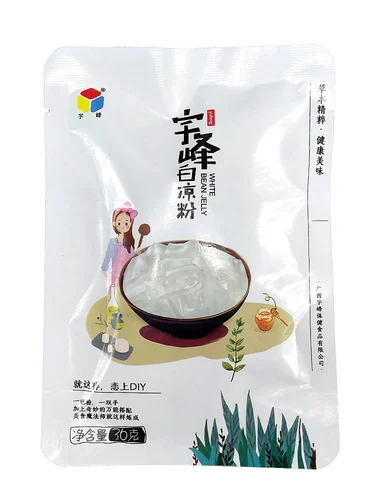 Гуанси специальные продукты Yufeng White Sweet 36g*3 пудинг желе фрукты Небольшая упаковка домашняя прозрачная водяная пирог