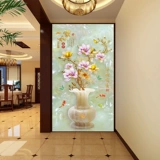 Diamond Embroidery 2020 Новая вертикальная версия Ping Arich Vase Diamond Painter и благоприятная картина Magnolia Living Room