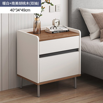 Bedside cabinet modern simple bedroom small bedside cabinet red household mini cabinet locker