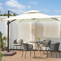 Large Umbrella Commercial Courtyard Umbrella Hotel Square Outdoor Beach Business Outdoor Windproof Shade Rain Shed Shops Rome Umbrella