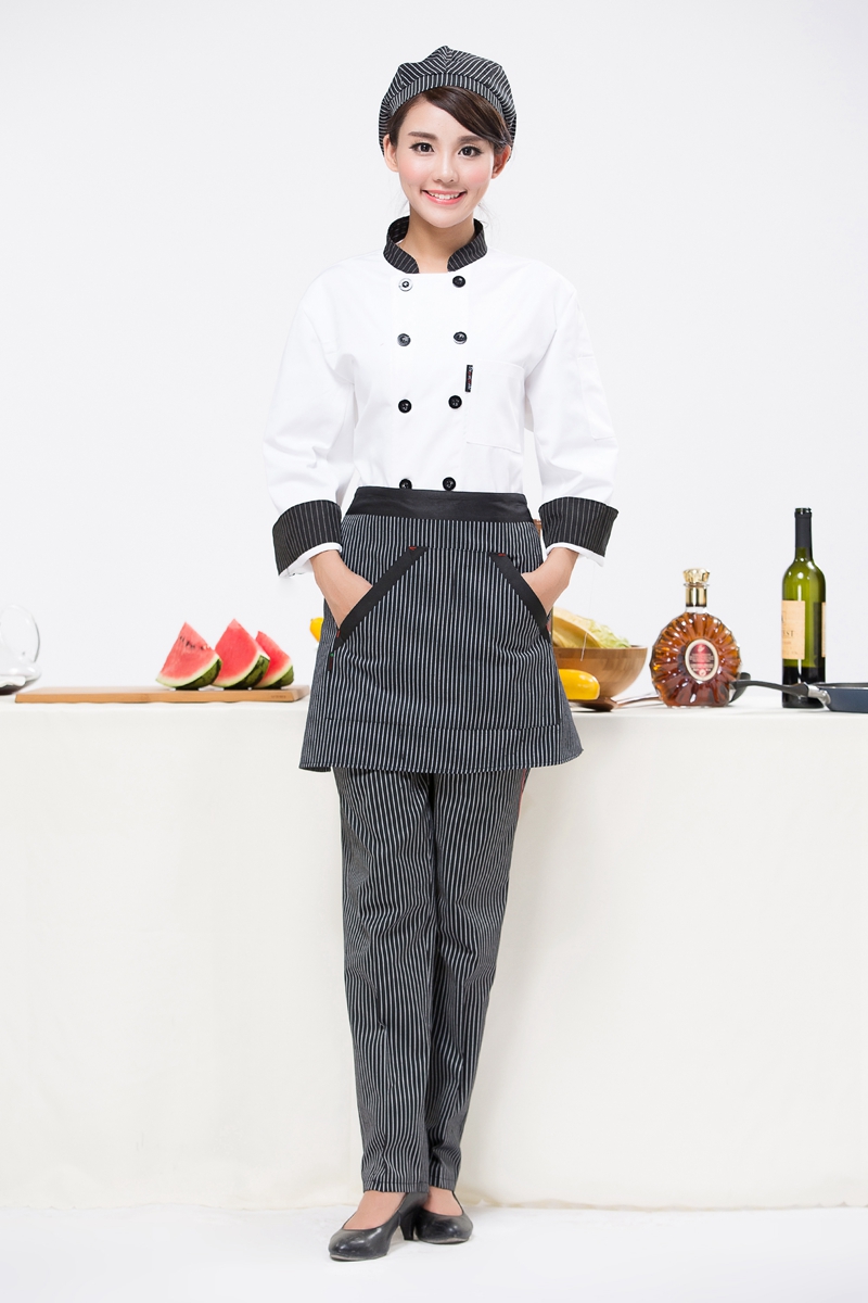 Veste chef cuisinier en coton - Ref 1908086 Image 33