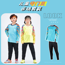 Children Goalkeeper Jersey Boy Jersey Boy Woman Long Sleeve Training Wear football outfit Printed Word Goalkeeper Goalkeeper Wear