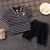 Летняя одежда, летний комплект, футболка polo, 1-5 лет, короткий рукав