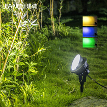 LED outdoor floor lamp 3W5W7W9W12W floor lamp projection lamp lawn lamp garden lamp garden lamp garden lamp