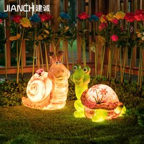 Outdoor LED emulation Animal lamp Solar Luminous Turtle Snail Lamp Waterproof Patio Lawn Lawn Park Fancy Lamp