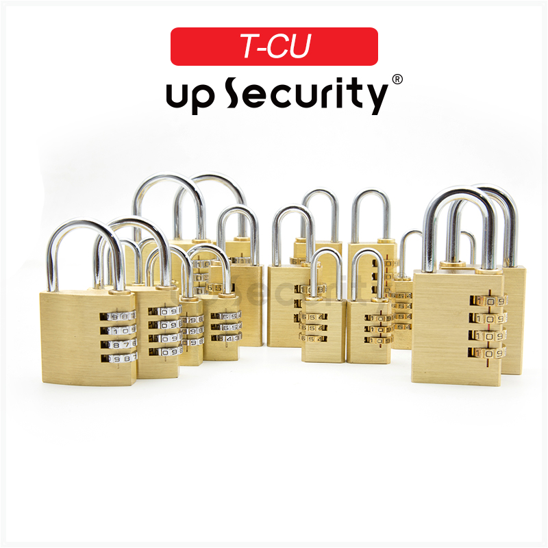 Pure copper password lock Gym cabinet warehouse size bag three - digit copper password padlock