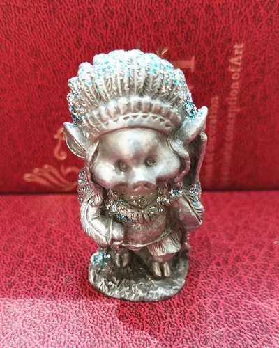 Экзотическая свиная русская жестяная мастерская мультипликация