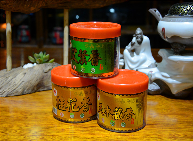 nhang nụ Thành phố cổ hương thơm Ai Ye Osmanthus Tianmu Hương trầm hương Tây Tạng dòng hương nhang thơm phật - Sản phẩm hương liệu vong tay tram huong