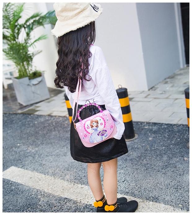 Túi mới dành cho trẻ em Frozen Công chúa thời trang Túi bé gái Túi mini Messenger Tote bé dễ thương - Túi bé / Ba lô / Hành lý balo cho bé gái tiểu học