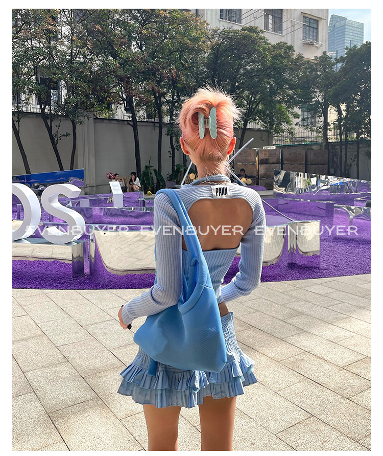 Клатч evenbuyer很会买  pann 干枯玫瑰粉随心搭配包包托特包单肩斜挎包