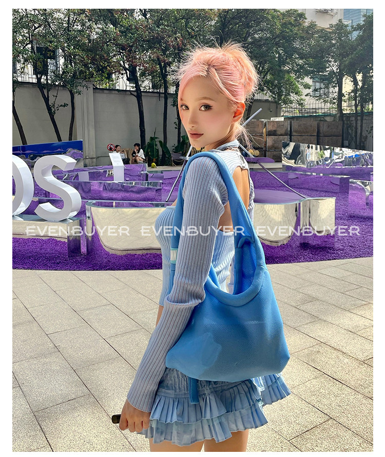 Клатч evenbuyer很会买  pann 干枯玫瑰粉随心搭配包包托特包单肩斜挎包