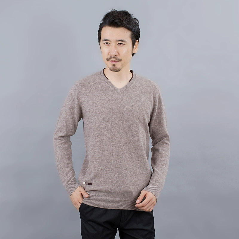 Mùa thu và mùa đông V-cổ áo len cashmere nguyên chất 100% dày Hàn Quốc áo len dệt kim cỡ lớn 2019 mới - Áo len Cashmere