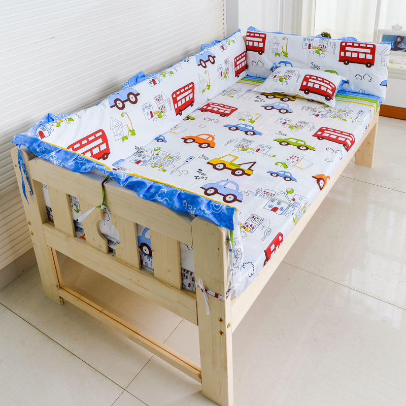 Children's bed widened bed bed circumference Cotton suit with bed sheet can be customized