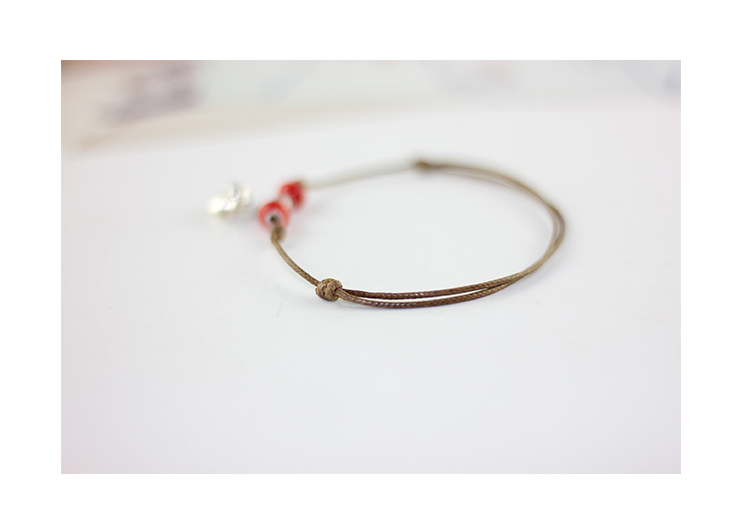 chân sen bạn gái vòng chân vẻ đẹp thời trang Nhật Bản và Hàn Quốc handmade gốc trinkets gốm sản xuất lâm nghiệp vòng đeo chân cho nữ